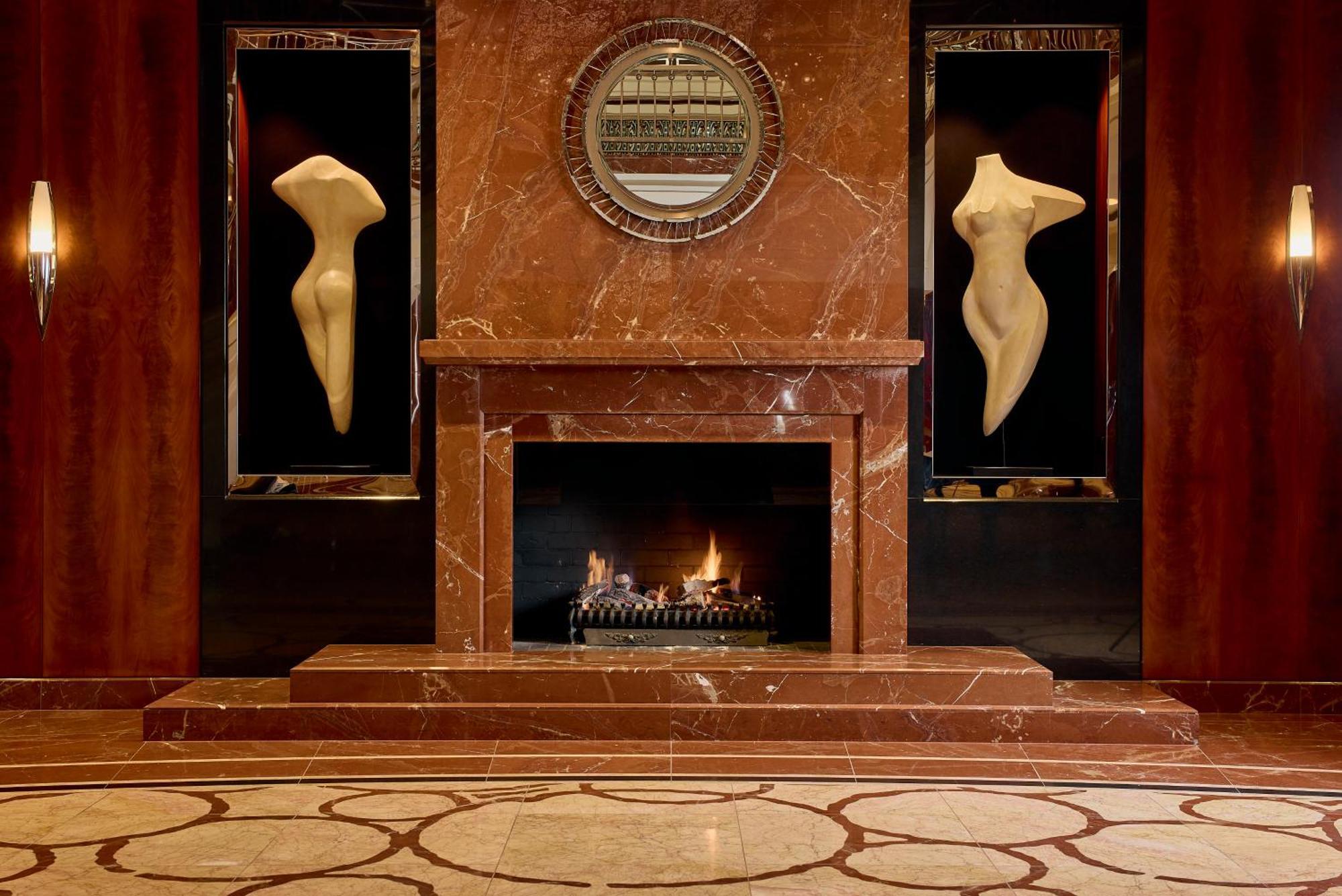 Park Hyatt Melbourne Hotell Exteriör bild Fireplace at the Four Seasons Hotel, London